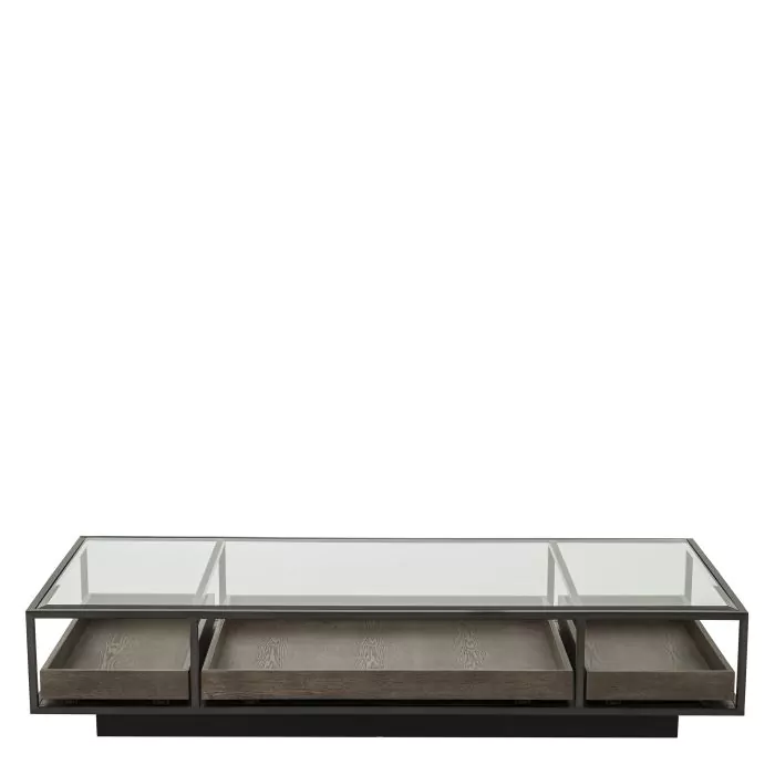 Măsuță de cafea, Roxton, finisaj bronz, Dims: L. 180 | W. 90 | H. 37  (CM) [3]