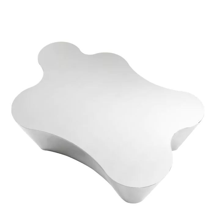 Măsuță de cafea, Sceptre otel inoxidabil lustruit, Dims: L. 116 | W. 76 | H. 38  (CM) [2]