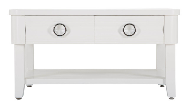 Masuta Shine, Lemn/MDF/Metal, Alb, 47x90x60 cm [3]