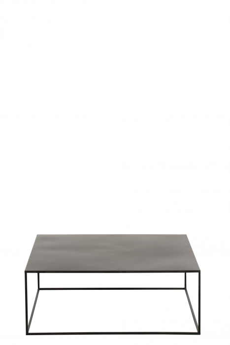 Masuta Square, Metal, Negru, 80x80x30 cm [4]