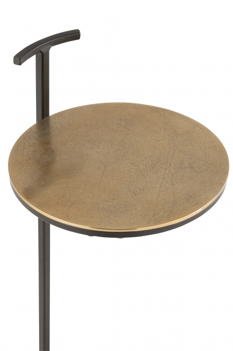 Masuta Toni, Metal, Auriu, 25.5x25x65.5 cm [2]