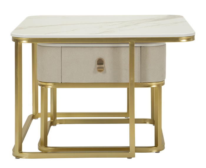 Masute de cafea Beauty, Set 2, 70x70x48-50x50x43,5 cm [7]