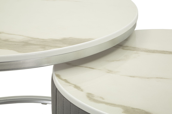 Masute de cafea Greys, Set 2, ø 70x45-50x40 cm [6]