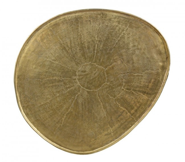 Masute de cafea Karima, Aluminiu, Auriu, 64x72x51 cm  [4]