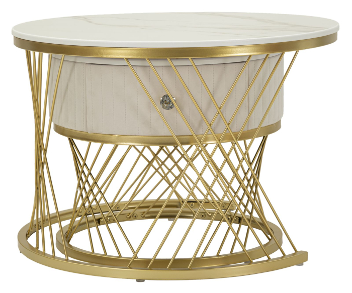  Masute de cafea Votix, Set 2, ø 70x48-50x43,5 cm [8]