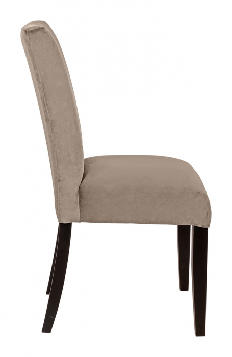 MIRCO, Scaun, catifea, crem, picioare din lemn, 98 cm [3]