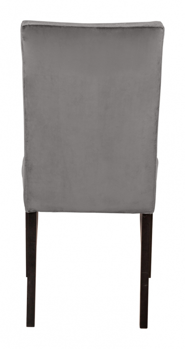 MIRCO, Scaun, catifea, gri deschis, picioare din lemn, 98 cm [2]