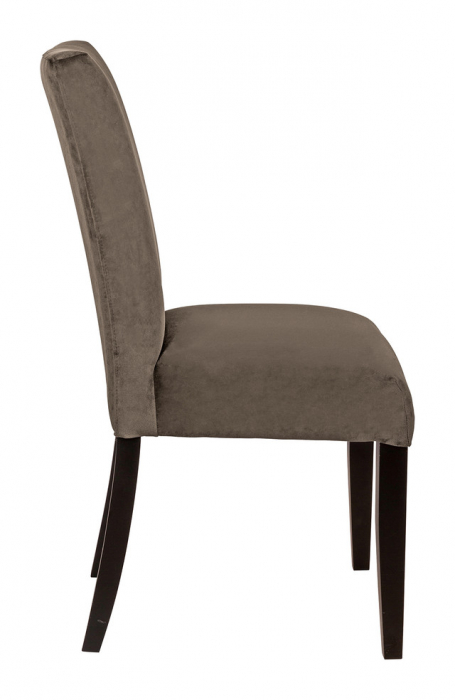 MIRCO, Scaun, catifea, taup, picioare de lemn, 98cm [3]
