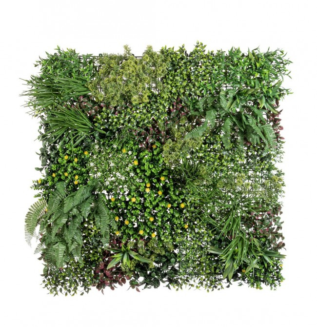Mix Perete Sintetic cu Flori 100X100 [1]