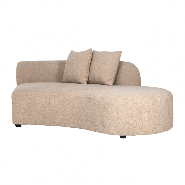 Sofa Grayson ottoman right sand furry fully upholstered left (Himalaya 902 sand furry)