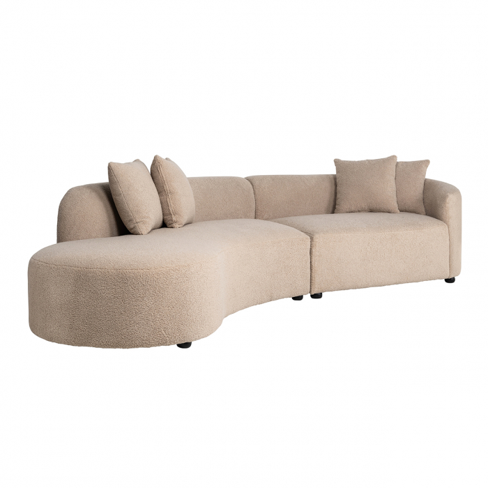 Modul canapea Grayson pe stanga, bej 210 cm [5]