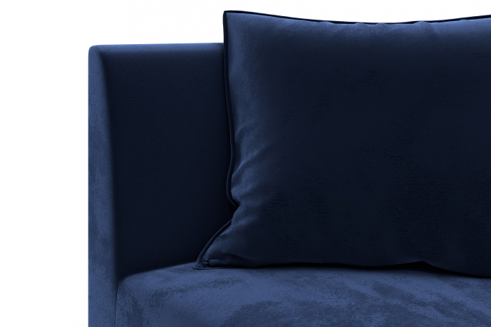 Modul de colt Tina, Albastru petrol, 88x82x88 cm [5]