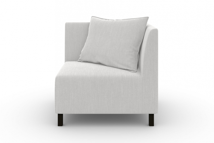 Modul de colt Tina, Bej, 88x82x88 cm [2]