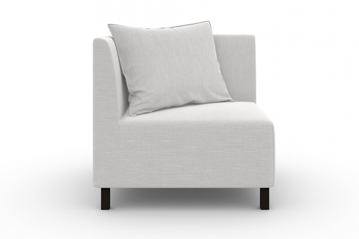 Modul de colt Tina, Bej, 88x82x88 cm [3]
