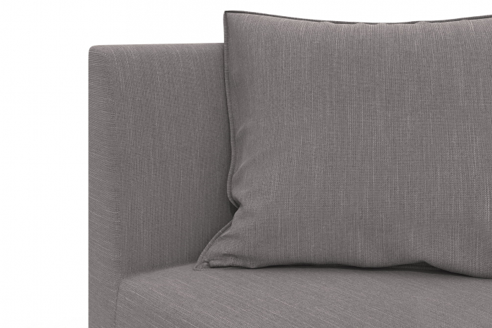 Modul de colt Tina, Gri, 88x82x88 cm [5]
