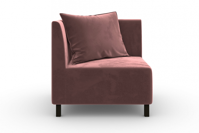 Modul de colt Tina, Roz, 88x82x88 cm [3]