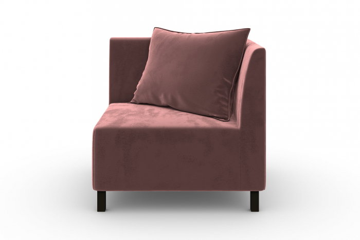 Modul de colt Tina, Roz, 88x82x88 cm [2]
