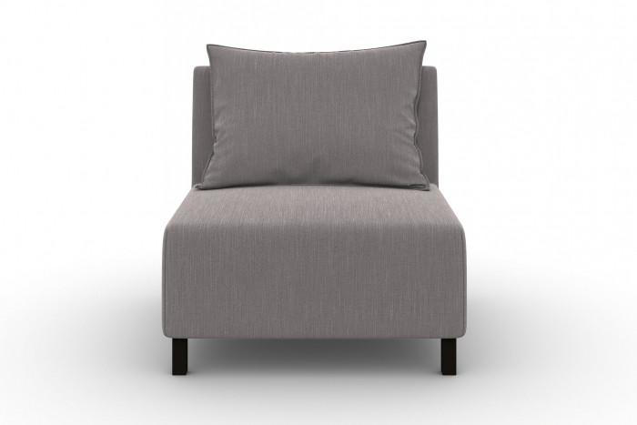 Modul de mijloc Tina, Gri, 105x82x88 cm [2]