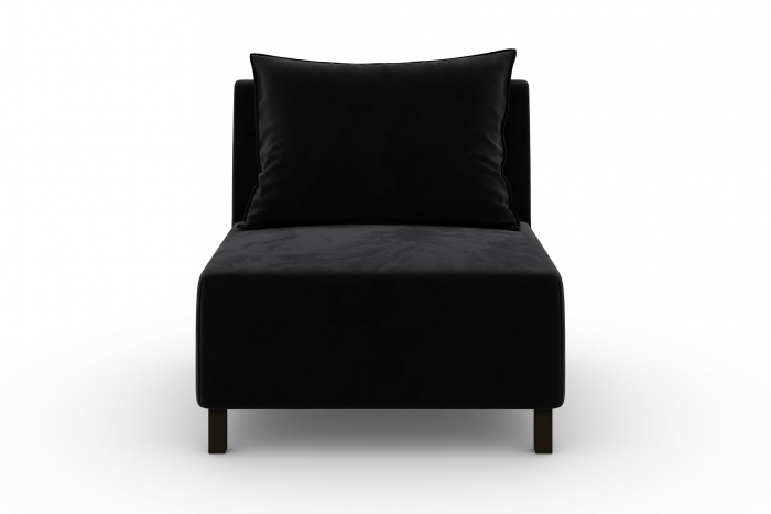 Modul de mijloc Tina, Negru, 105x82x88 cm [2]