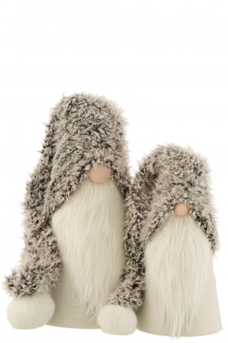 Decoratiune Santa, Compozit, Alb, 28.5x28.5x57 cm [2]
