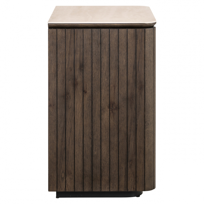 Noptieră Ritz cu 3 sertare (maro), Dims: 65.0 x 55.0 x 40.0 cm [2]