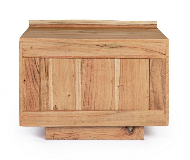 Noptiera Aron, Lemn de acacia, Maro, 60x45x45 cm [4]