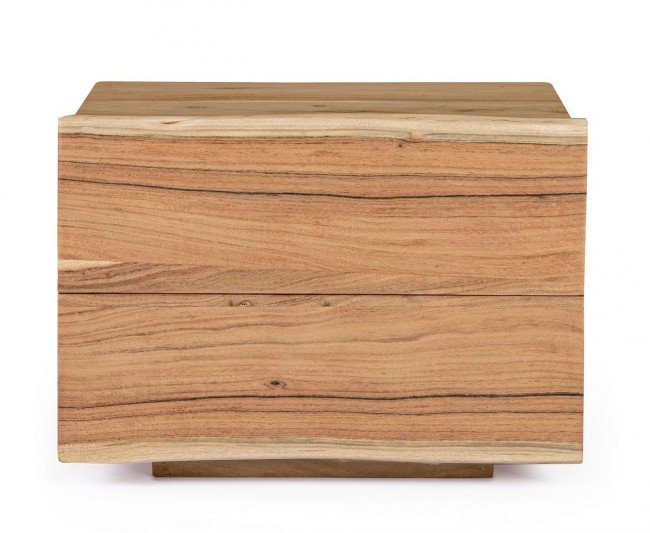 Noptiera Aron, Lemn de acacia, Maro, 60x45x45 cm [3]