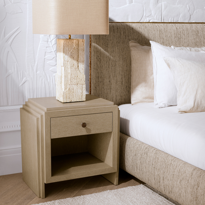 Noptiera ArtDeco furnir de stejar|W. 58 | D. 42.5 | H. 57 cm  [2]