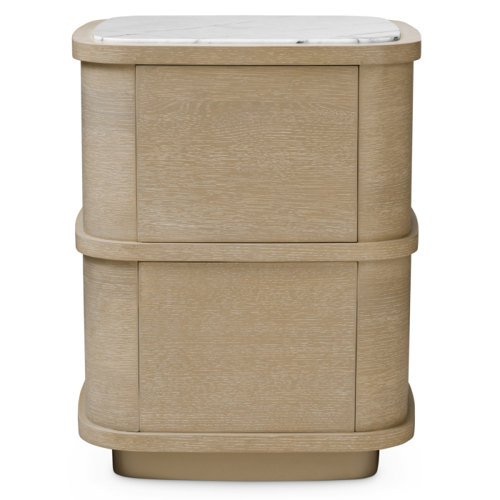 Noptiera Cabana S furnir de stejar spalat |W. 50 | D. 49 | H. 63 cm  [3]