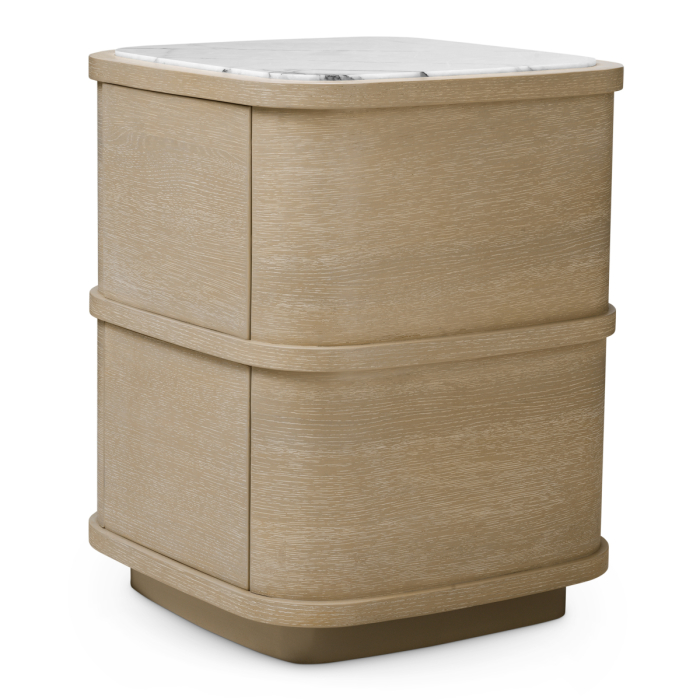 Noptiera Cabana S furnir de stejar spalat |W. 50 | D. 49 | H. 63 cm  [4]