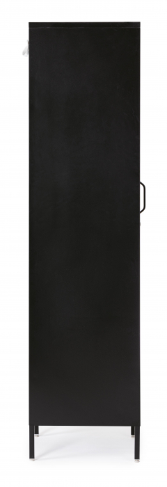 Dulap Cambridge, Otel, Negru, 46x38x185 cm [4]