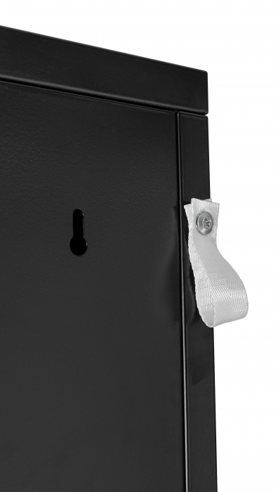 Dulap Cambridge, Otel, Negru, 46x38x185 cm [2]