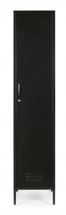 Dulap Cambridge, Otel, Negru, 46x38x185 cm [7]