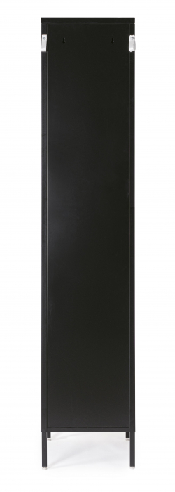 Dulap Cambridge, Otel, Negru, 46x38x185 cm [3]