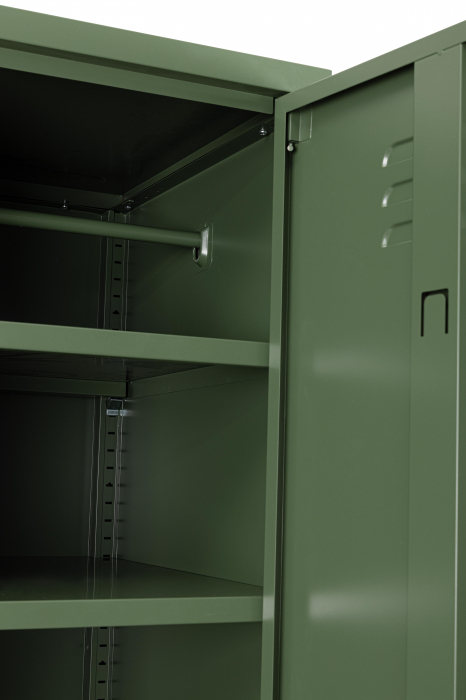 Dulap Cambridge, Otel, Verde, 46x38x185 cm [3]