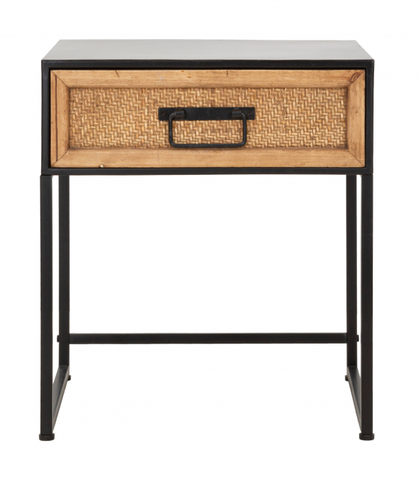 Noptiera Hanoi, Fier/MDF, Multicolor, 51.5x45x40 cm [8]