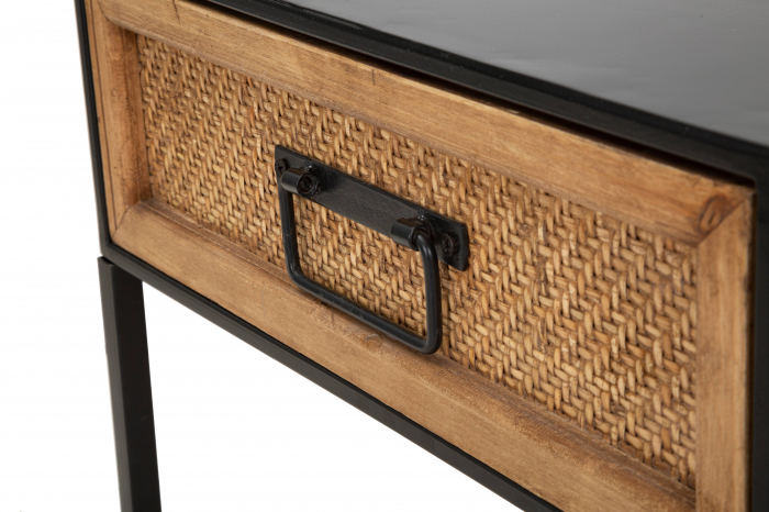 Noptiera Hanoi, Fier/MDF, Multicolor, 51.5x45x40 cm [3]