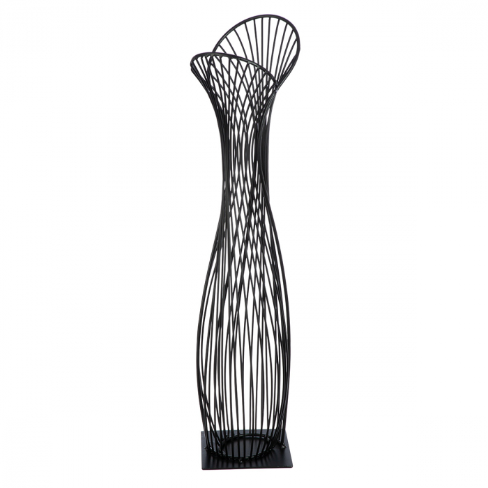 Obiect de decor, Conexiunea, Metal, negru, PU 1, L. 13 cm, L. 17 cm, H. 63 cm [2]