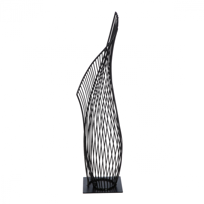 Obiect de decor, The momentum, Metal, negru, PU 1, L. 13 cm, L. 14 cm, H. 57 cm [2]