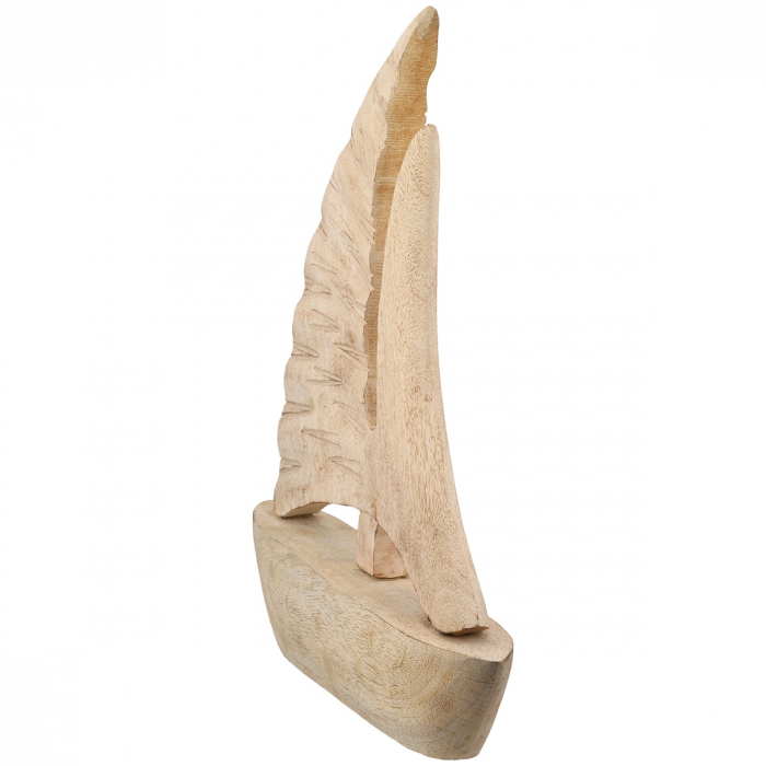 Obiect decorativ, Barcă, lemn de mango, culori naturale, PU 1, L. 6 cm, l. 40 cm, H 41 cm [2]