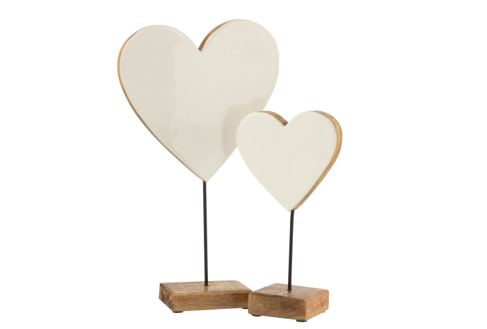 Obiect decorativ,HEART, MANGO [2]