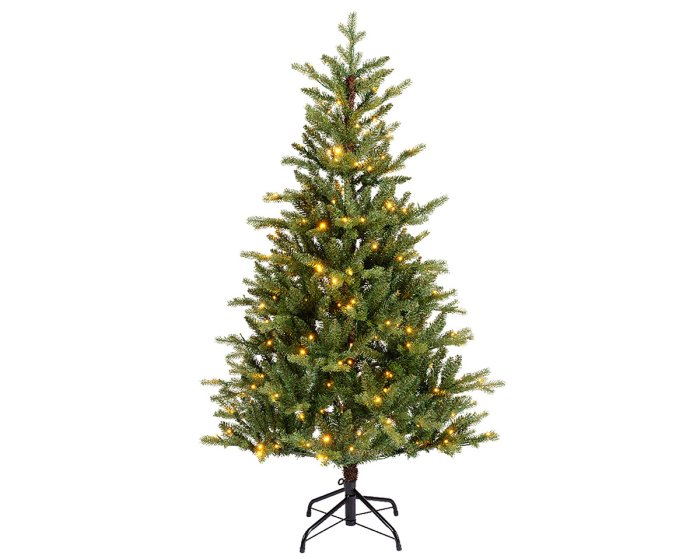 Obiect decorativ (LED), Brad de Craciun, Rasina, verde, PU 1, H 150 cm, A. 100 cm [7]