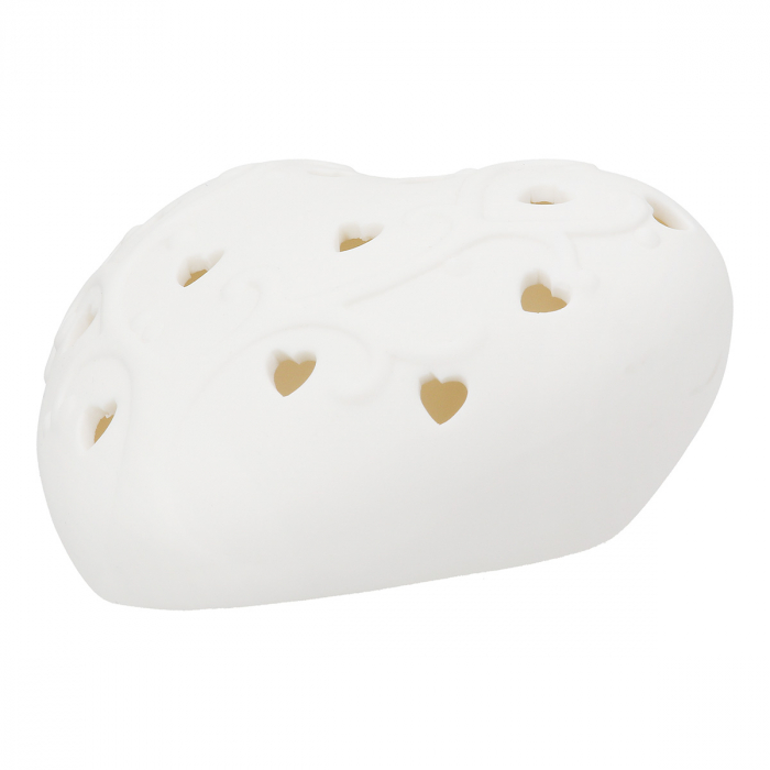 Obiect decorativ (LED), Inimă, Arborele inimii, Porțelan, alb, PU 8, L. 8,5 cm, L. 10 cm, H. 5 cm [2]