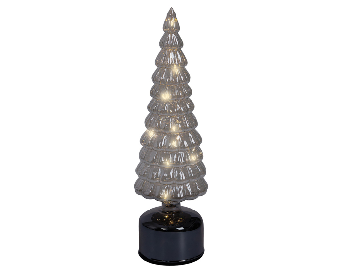 Obiect decorativ (LED), Sticla, gri, PU 4, H 37 cm, A. 11 cm [3]