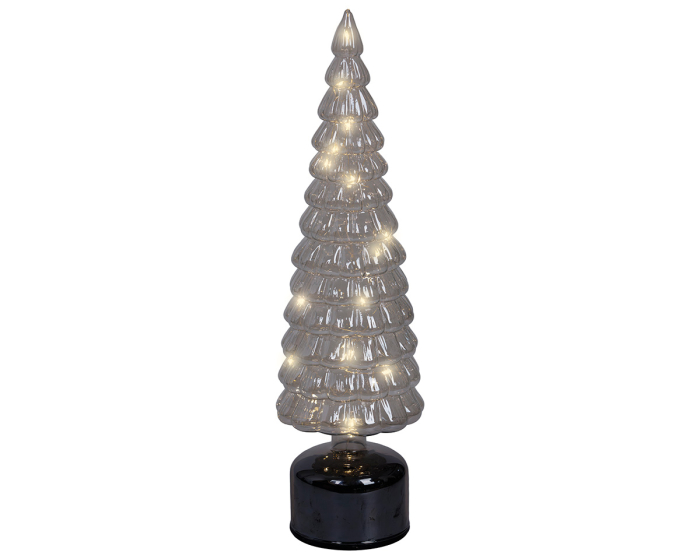 Obiect decorativ (LED), Sticla, gri, PU 4, H 39 cm, A. 11 cm [3]