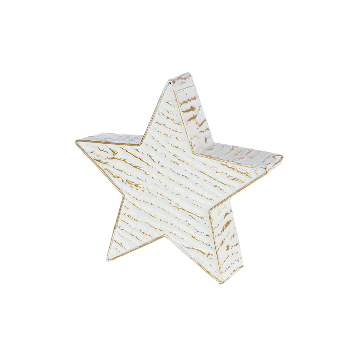 Obiect decorativ, Stea, "Faso", Metal, alb, PU 2, L. 9,5 cm, L. 38 cm, H 36 cm [3]