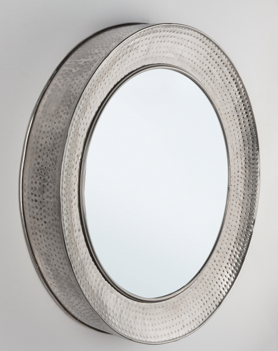 Oglinda Adara, Metal Sticla, Argintiu, 80x11 cm