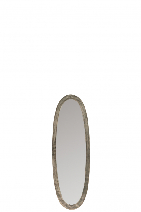 Oglinda, Aluminiu sticla, Gri, 33x3x99 cm Jolipa imagine noua elgreco.ro