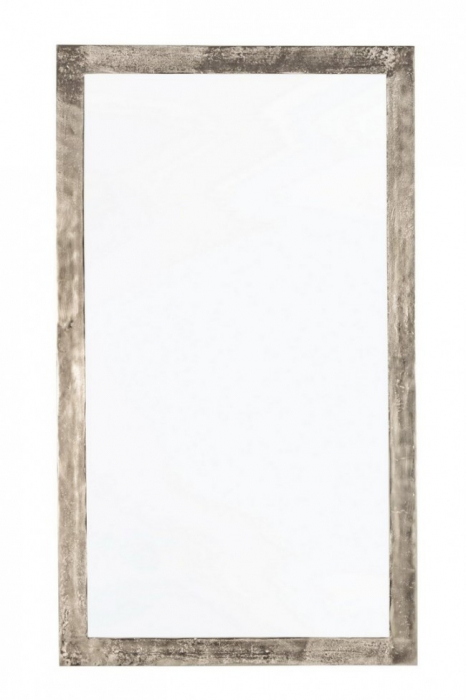Oglinda Amira dreptunghiulara, Aluminiu Sticla, Argintiu, 118x2.5x65 cm