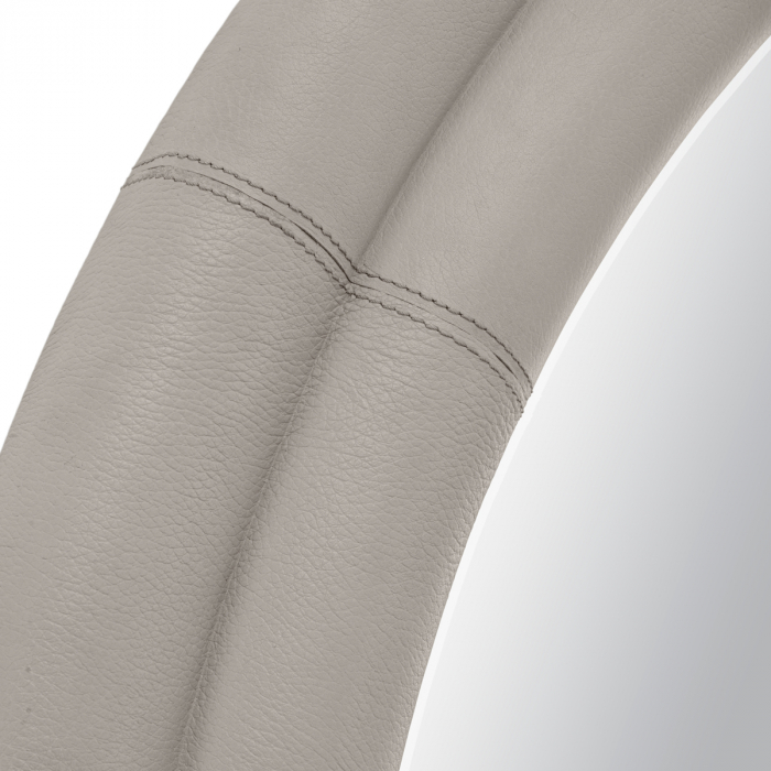 Oglindă, Bastioni aspect piele , Dims: Ø 120 | D. 5  (CM) [6]